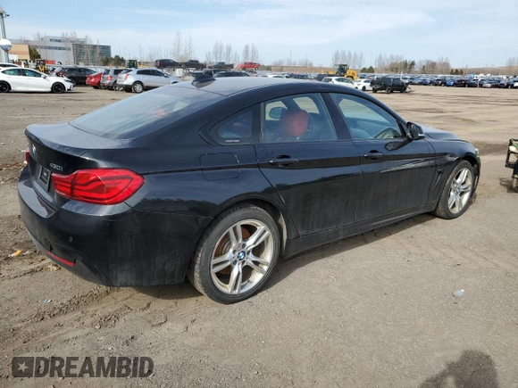 2019 BMW 4 Series 430i xDrive with VIN WBA4J3C53KBL09716, listed as a Copart auction lot 49602685 with 123,258 mi miles and Salvage title. Bid and sale history available at DreamBid. Image 3.