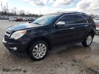 2010 Chevrolet Equinox LTZ with VIN 2CNFLFEY9A6320165, listed as a Copart auction lot 50581935 with 114,091 mi miles and Salvage Title. Bid and sale history available at carsss.com. Image 1.