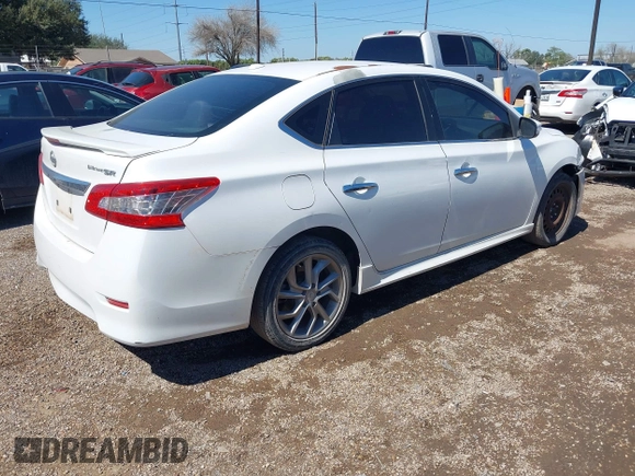 2015 Nissan Sentra SR with VIN 3N1AB7AP4FY267713, listed as a IAAI auction lot 41630409 with 99,919 mi miles and . Bid and sale history available at DreamBid. Image 4.