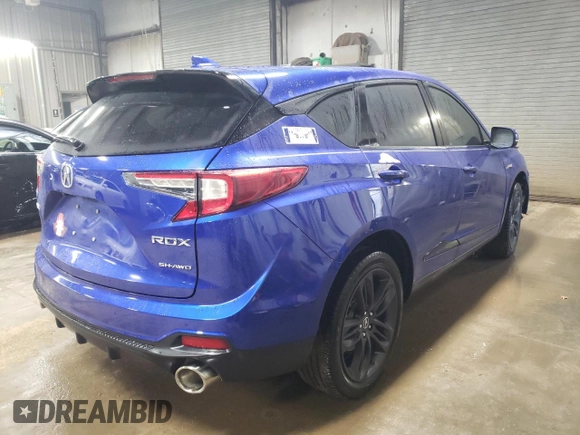 2020 Acura RDX w/A-Spec Pkg with VIN 5J8TC2H63LL015301, listed as a Copart auction lot 42997995 with 39,150 mi miles and Salvage title. Bid and sale history available at DreamBid. Image 3.