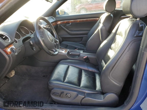 2005 Audi A4 3.0L with VIN WAUDT48H05K008439, listed as a Copart auction lot 45581385 with 180,932 mi miles and Salvage Title. Bid and sale history available at carsss.com. Image 7.
