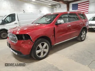 2011 Dodge Durango Citadel with VIN 1D4SE5GT5BC682529, listed as a Copart auction lot 50307805 with 173,165 mi miles and Clean Title. Bid and sale history available at carsss.com. Image 1.