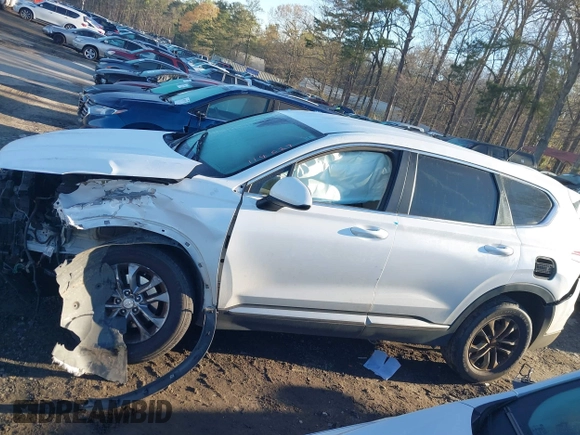 2019 Hyundai Santa Fe SE with VIN 5NMS2CAD6KH114027, listed as a IAAI auction lot 41874556 with 125,729 mi miles. Bid and sale history available at carsss.com. Image 14.
