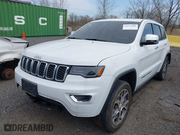 2019 Jeep Grand Cherokee Limited X with VIN 1C4RJFBG3KC831446, listed as a IAAI auction lot 41874908 with 21,407 mi miles and . Bid and sale history available at DreamBid. Image 19.