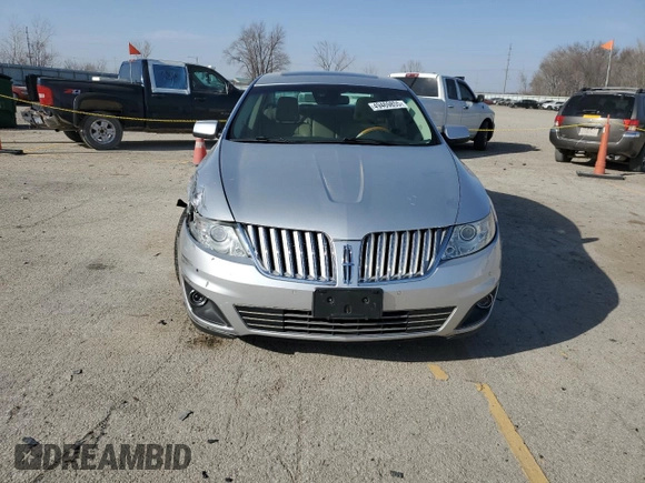 2010 Lincoln MKS EcoBoost with VIN 1LNHL9FT6AG612143, listed as a Copart auction lot 49469855 with 154,310 mi miles and Salvage Title. Bid and sale history available at DreamBid. Image 5.