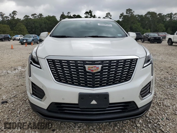 2024 Cadillac XT5 FWD Luxury with VIN 1GYKNAR4XRZ747310, listed as a Copart auction lot 55598585 with 14,371 mi miles and Salvage title. Bid and sale history available at DreamBid. Image 5.