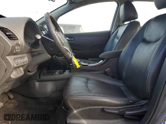2017 Nissan LEAF S with VIN 1N4BZ0CP8HC302594, listed as a Copart auction lot 86943114 with 37,740 mi miles and Salvage Title. Bid and sale history available at carsss.com. Image 7.