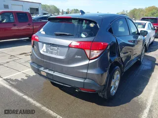 2016 Honda HR-V EX with VIN 3CZRU5H52GM706090, listed as a IAAI auction lot 41932287 with 108,261 mi miles. Bid and sale history available at carsss.com. Image 4.