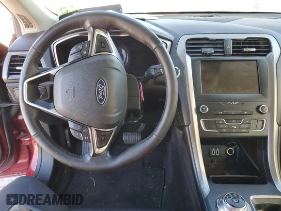 2019 Ford Fusion Hybrid SEL with VIN 3FA6P0MU7KR257491, listed as a Copart auction lot 38746563 with 0 mi miles. Bid and sale history available at carsss.com. Image 8.