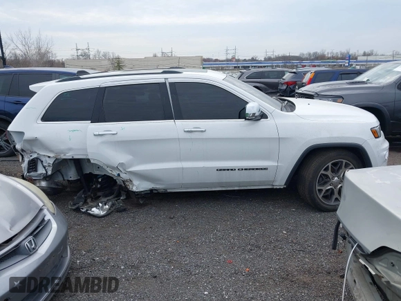 2019 Jeep Grand Cherokee Limited X with VIN 1C4RJFBG3KC831446, listed as a IAAI auction lot 41874908 with 21,407 mi miles and . Bid and sale history available at DreamBid. Image 13.