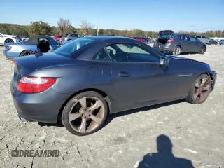 2012 Mercedes-Benz SLK-Class SLK 350 with VIN WDDPK5HA6CF030999, listed as a Copart auction lot 80748424 with 100,496 mi miles and Salvage Title. Bid and sale history available at carsss.com. Image 3.