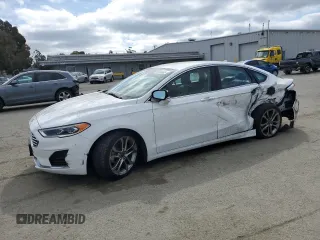 2019 Ford Fusion SEL with VIN 3FA6P0CD0KR254126, listed as a Copart auction lot 50796965 with 72,179 mi miles and Salvage Title. Bid and sale history available at carsss.com. Image 1.