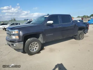 2014 Chevrolet Silverado 1500 LT with VIN 3GCUKREH9EG292992, listed as a Copart auction lot 81887564 with 159,527 mi miles and Salvage Title. Bid and sale history available at carsss.com. Image 1.