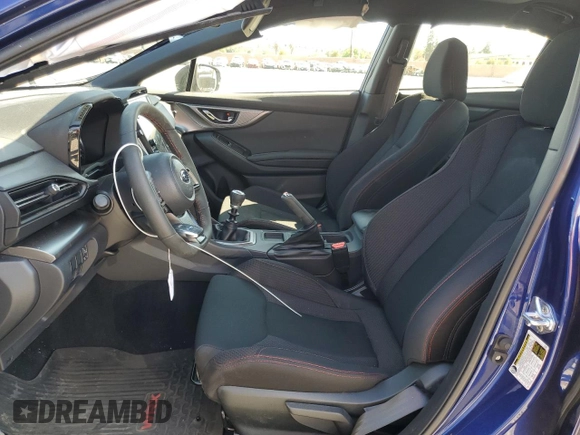 2024 Subaru WRX Premium with VIN JF1VBAH65R9819339, listed as a Copart auction lot 52388035 with 495 mi miles and Salvage title. Bid and sale history available at DreamBid. Image 7.
