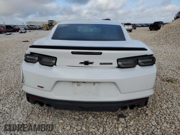 2022 Chevrolet Camaro 1LT with VIN 1G1FB1RS5N0127907, listed as a Copart auction lot 71858924 with 44,459 mi miles and Salvage Title. Bid and sale history available at carsss.com. Image 6.