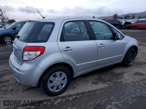 2007 Suzuki SX4 with VIN JS2YA411775100842, listed as a Copart auction lot 84701624 with 131,717 mi miles and Salvage Title. Bid and sale history available at carsss.com. Image 3.