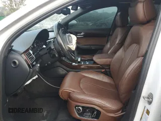 2017 Audi A8 L with VIN WAU44AFDXHN006499, listed as a Copart auction lot 74043014 with 73,043 mi miles and Salvage Title. Bid and sale history available at carsss.com. Image 7.
