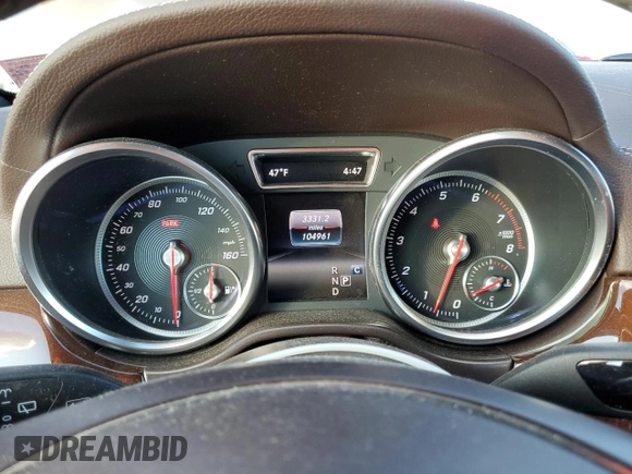 2017 Mercedes-Benz GLS 450 with VIN 4JGDF6EE1HA881266, listed as a Copart auction lot 42690564 with 104,961 mi miles and . Bid and sale history available at DreamBid. Image 9.