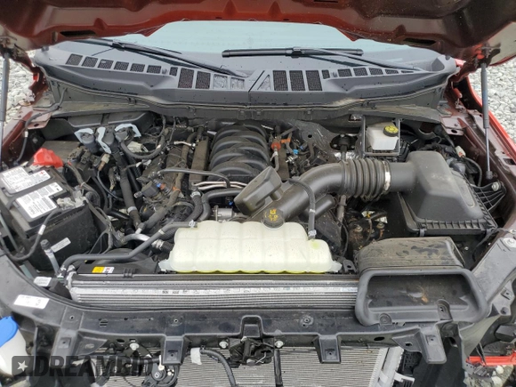 2023 Ford F-150 XL with VIN 1FTMF1C53PKF64009, listed as a Copart auction lot 58383215 with 8,655 mi miles and Salvage title. Bid and sale history available at DreamBid. Image 11.