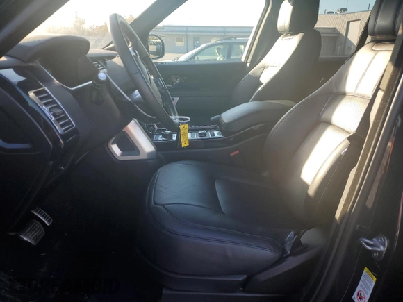 2022 Land Rover Range Rover Westminster with VIN SALGS2RU8NA463525, listed as a Copart auction lot 76359954 with 26,490 mi miles and Salvage title. Bid and sale history available at DreamBid. Image 7.