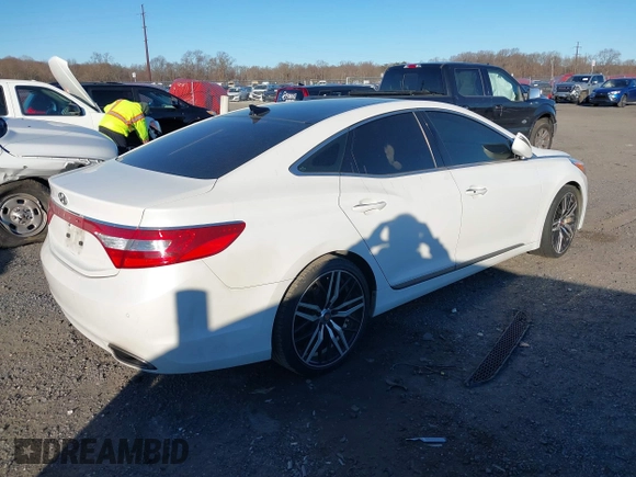 2012 Hyundai Azera with VIN KMHFH4JG0CA162291, listed as a IAAI auction lot 41012822 with 205,531 mi miles. Bid and sale history available at carsss.com. Image 4.