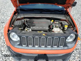 2018 Jeep Renegade Sport with VIN ZACCJBAB9JPH14873, listed as a Copart auction lot 58444785 with 106,816 mi miles and Salvage title. Bid and sale history available at DreamBid. Image 12.