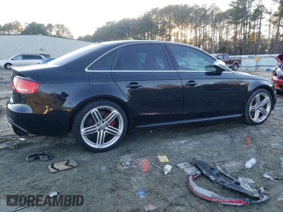 2010 Audi S4 Premium Plus with VIN WAUDGAFL9AA017716, listed as a Copart auction lot 45146875 with 0 mi miles and Salvage Title. Bid and sale history available at carsss.com. Image 3.