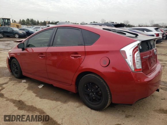 2013 Toyota Prius One with VIN JTDKN3DU8D5695524, listed as a Copart auction lot 82111264 with 121,977 mi miles and Salvage Title. Bid and sale history available at DreamBid. Image 2.