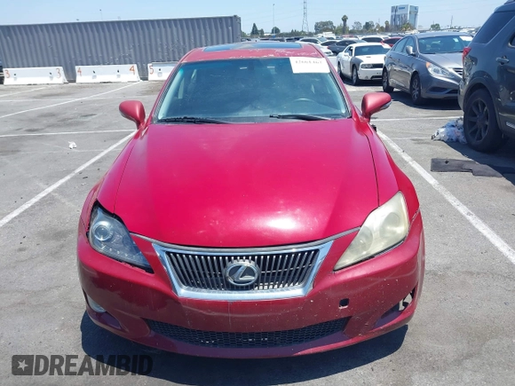 2010 Lexus IS 250 with VIN JTHBF5C27A5121449, listed as a IAAI auction lot 42661462 with 91,273 mi miles and . Bid and sale history available at DreamBid. Image 12.
