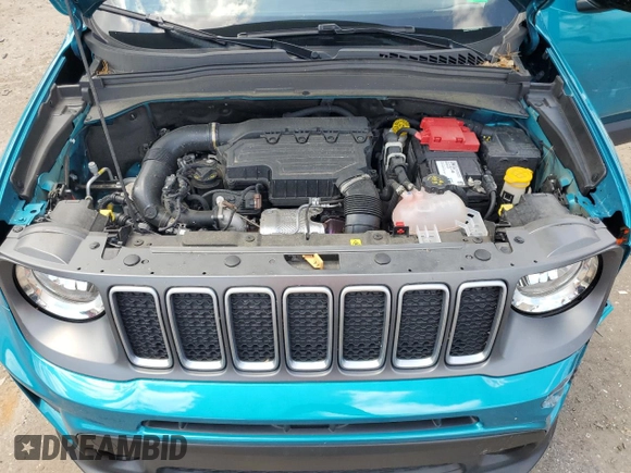 2022 Jeep Renegade Limited with VIN ZACNJDD17NPN59962, listed as a Copart auction lot 59101285 with 37,016 mi miles and Salvage title. Bid and sale history available at DreamBid. Image 12.