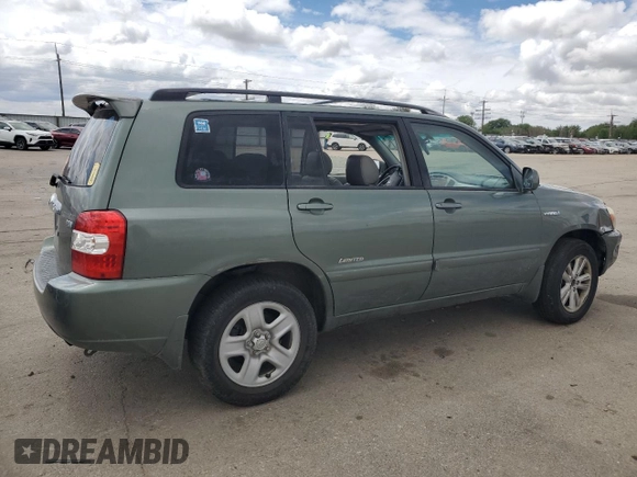 2007 Toyota Highlander w/3rd Row z VIN JTEEW21A970039487, wystawiony jako Copart lot #56884145 z przebiegiem Nie podano mil oraz Szkoda całkowita • Salvage title. Historia ofert i sprzedaży dostępna na DreamBid. Obrazek 3.