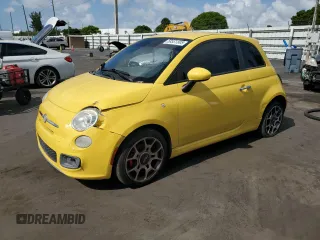 2012 FIAT 500 Sport z VIN 3C3CFFBR2CT212548, wystawiony jako Copart lot #58531305 z przebiegiem 95 522 mil mil oraz Szkoda całkowita • Salvage title. Historia ofert i sprzedaży dostępna na DreamBid. Obrazek 1.