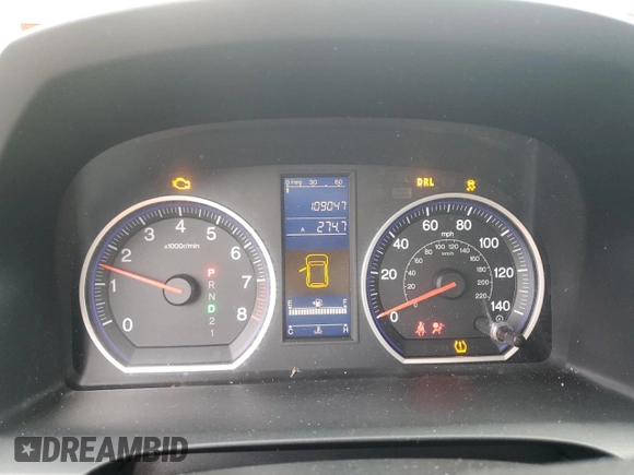 2011 Honda CR-V LX with VIN 5J6RE4H34BL109183, listed as a Copart auction lot 50514205 with 109,047 mi miles and Salvage Title. Bid and sale history available at DreamBid. Image 9.