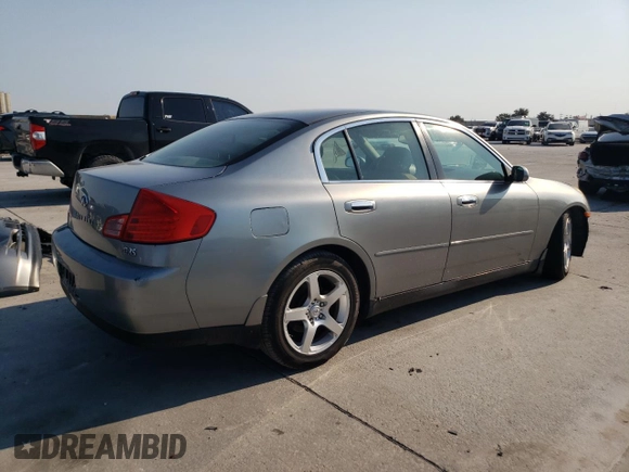 2004 Infiniti G35 w/Leather with VIN JNKCV51E64M616854, listed as a Copart auction lot 75179004 with Not Provided miles and Salvage Title. Bid and sale history available at DreamBid. Image 3.