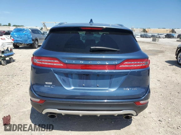 2018 Lincoln MKC Select with VIN 5LMCJ2D9XJUL29144, listed as a Copart auction lot 58049705 with 35,695 mi miles and Salvage title. Bid and sale history available at DreamBid. Image 6.