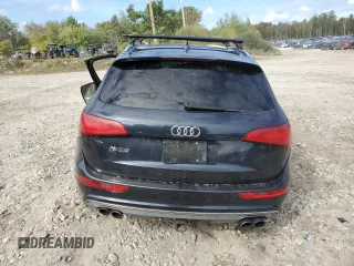 2014 Audi SQ5 Premium Plus with VIN WA1CGAFP3EA037493, listed as a Copart auction lot 73014384 with 0 mi miles and Salvage Title. Bid and sale history available at carsss.com. Image 6.