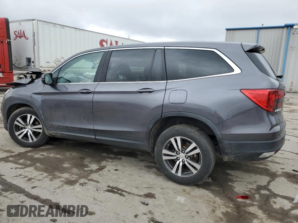2018 Honda Pilot EX-L with VIN 5FNYF6H57JB017756, listed as a Copart auction lot 44122985 with 78,170 mi miles and Salvage Title. Bid and sale history available at carsss.com. Image 2.
