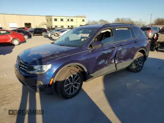2021 Volkswagen Tiguan S with VIN 3VV1B7AX7MM109451, listed as a Copart auction lot 48072765 with Not Provided miles and Salvage Title. Bid and sale history available at DreamBid. Image 1.