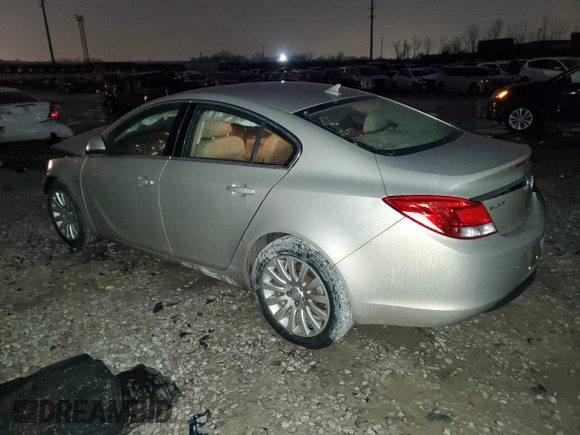 2011 Buick Regal CXL RL3 with VIN 2G4GR5EC7B9179632, listed as a Copart auction lot 83988694 with 0 mi miles and Salvage Title. Bid and sale history available at carsss.com. Image 2.