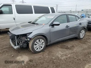 2024 Nissan Sentra S with VIN 3N1AB8BV4RY284020, listed as a Copart auction lot 50609485 with 48,950 mi miles and Salvage Title. Bid and sale history available at DreamBid. Image 1.