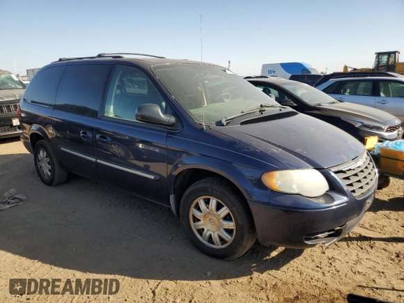 2006 Chrysler Town & Country LWB Touring with VIN 2A4GP54L06R809471, listed as a Copart auction lot 73347274 with 164,034 mi miles and Salvage Title. Bid and sale history available at carsss.com. Image 4.