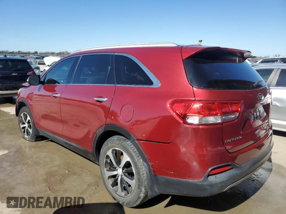 2016 Kia Sorento EX with VIN 5XYPH4A1XGG014658, listed as a Copart auction lot 46410165 with 126,280 mi miles and Clean Title. Bid and sale history available at DreamBid. Image 2.