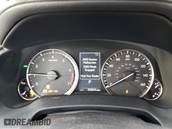 2022 Lexus RX with VIN 2T2HZMDA7NC320668, listed as a Copart auction lot 51437455 with 55,069 mi miles and Salvage Title. Bid and sale history available at carsss.com. Image 9.