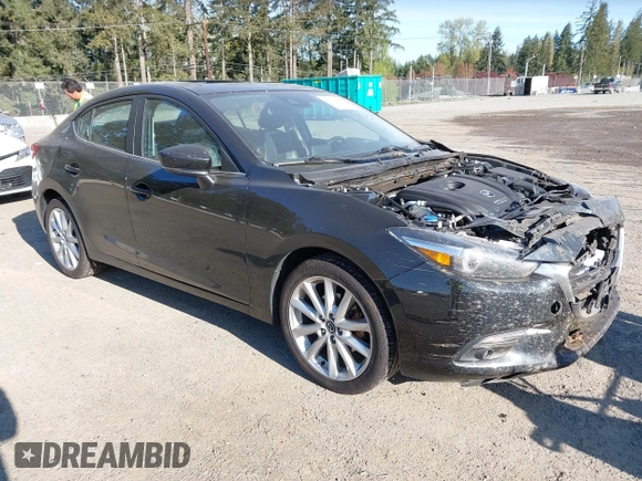 2017 Mazda 3 Grand Touring with VIN JM1BN1W38H1137226, listed as a IAAI auction lot 42034889 with 79,489 mi miles and . Bid and sale history available at DreamBid. Image 1.