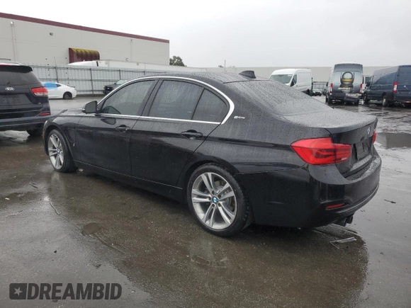 2017 BMW 3 Series 330e iPerformance with VIN WBA8E1C31HA156521, listed as a Copart auction lot 44015085 with 115,361 mi miles and Clean Title. Bid and sale history available at carsss.com. Image 2.