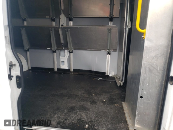 2023 Ram ProMaster Cargo with VIN 3C6MRVJG8PE532461, listed as a Copart auction lot 66780004 with 10,808 mi miles and Salvage Title. Bid and sale history available at DreamBid. Image 11.