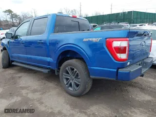 2022 Ford F-150 XL with VIN 1FTFW1E82NKE41217, listed as a IAAI auction lot 41710276 with 26,731 mi miles. Bid and sale history available at carsss.com. Image 3.