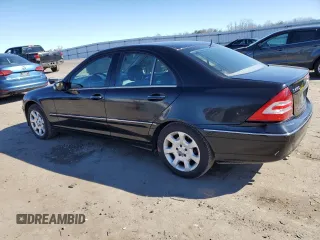 2005 Mercedes-Benz C 240 with VIN WDBRF81J45F603063, listed as a Copart auction lot 44751855 with 161,502 mi miles and Salvage Title. Bid and sale history available at DreamBid. Image 2.