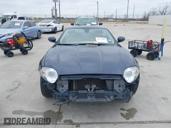 2007 Jaguar XK with VIN SAJWA43B175B06969, listed as a IAAI auction lot 41375169 with 1 mi miles. Bid and sale history available at carsss.com. Image 12.