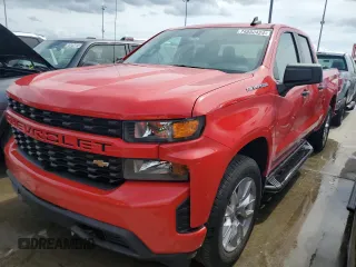 2020 Chevrolet Silverado 1500 Custom with VIN 1GCRWBEF9LZ194252, listed as a Copart auction lot 74852424 with 0 mi miles and Salvage Title. Bid and sale history available at carsss.com. Image 1.